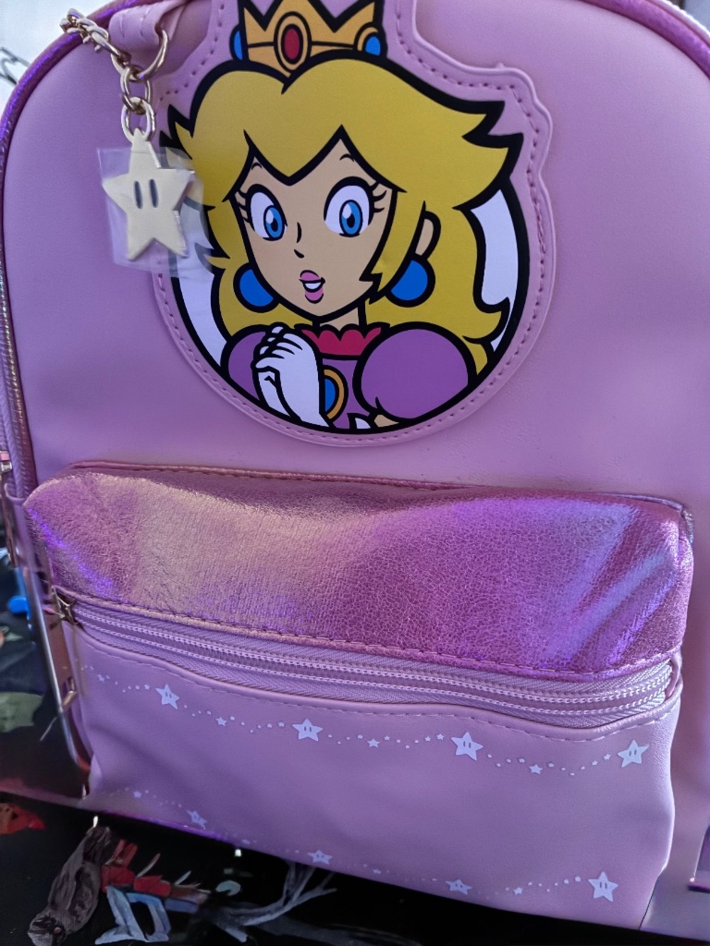 Princess peach backpack purse